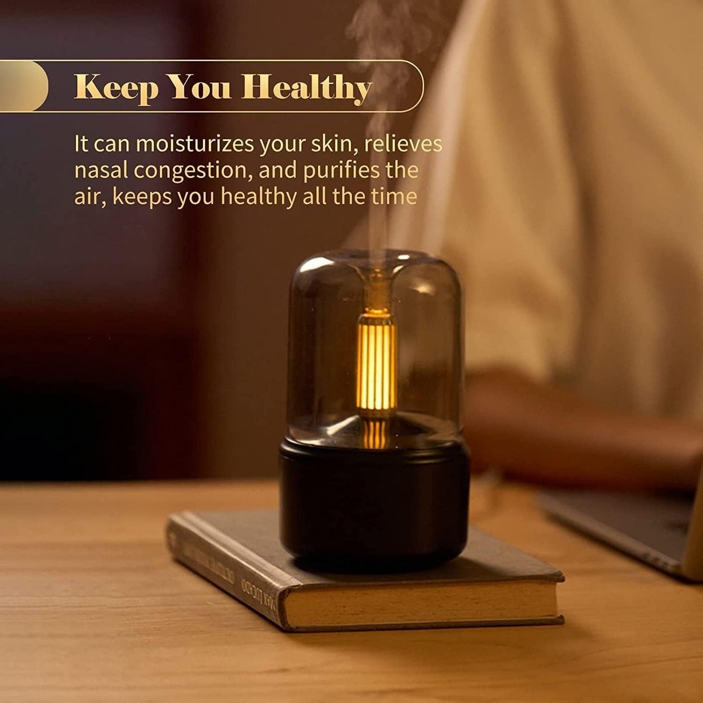 Humidifier - Premium 100mL Essential Oil Diffuser