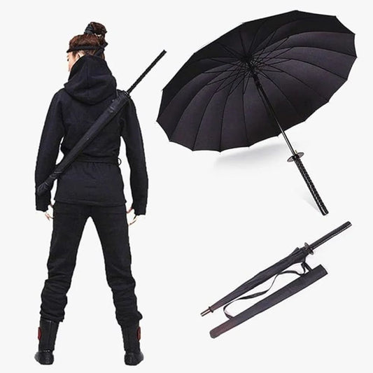 Japanese Samurai Katana Umbrella Automatic Windproof Rainproof Outdoor Umbrella Sunshade Umbrella