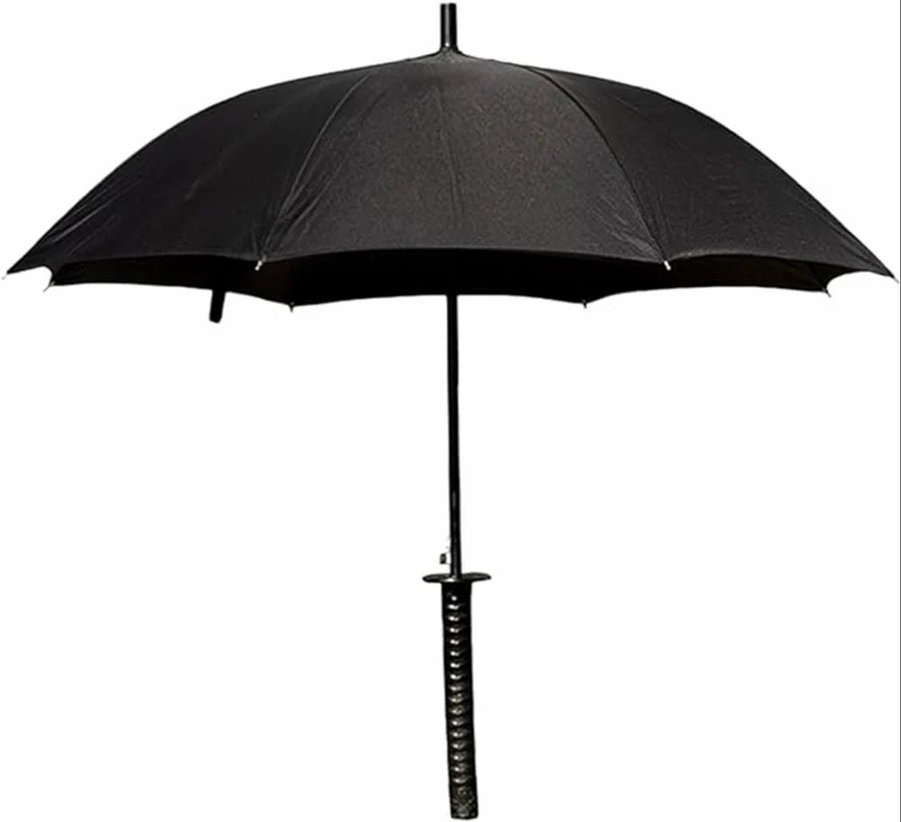 Japanese Samurai Katana Umbrella Automatic Windproof Rainproof Outdoor Umbrella Sunshade Umbrella