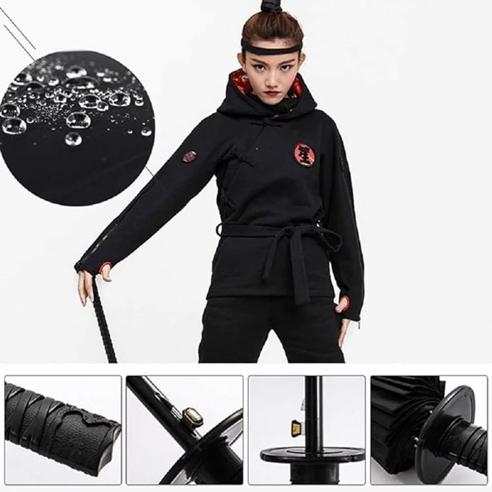 Japanese Samurai Katana Umbrella Automatic Windproof Rainproof Outdoor Umbrella Sunshade Umbrella