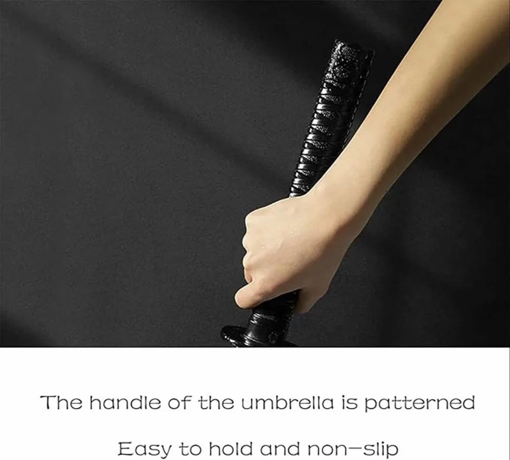 Japanese Samurai Katana Umbrella Automatic Windproof Rainproof Outdoor Umbrella Sunshade Umbrella