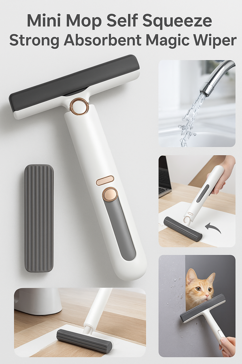 EZSwipe Self-Squeeze Mop