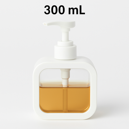 Modern Square 300ml Soap Dispenser – Sleek, Smart & Spill-Proof!