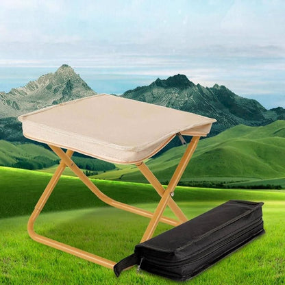 Plastic Portable Folding Stool With Pouch